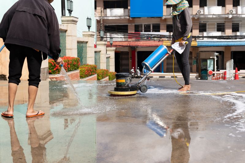 Industrial Concrete Cleaning